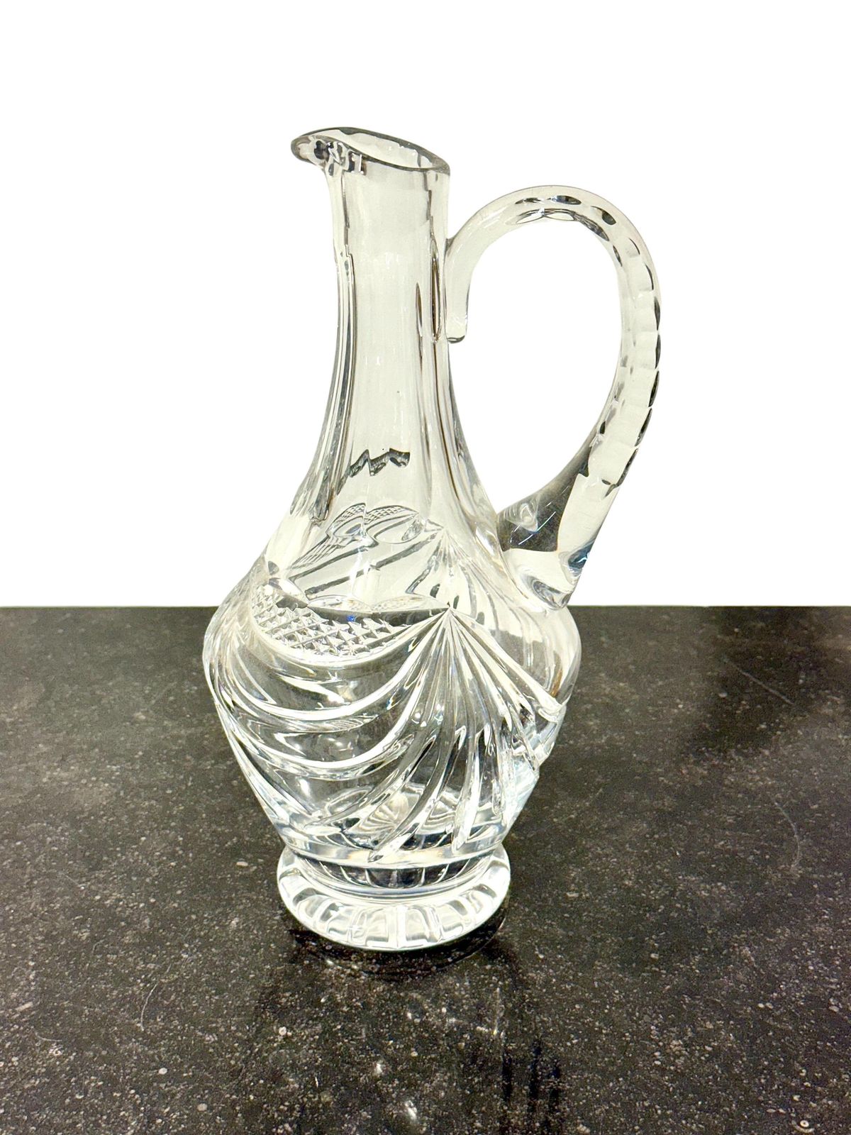 Cut Crystal Carafe Or Pitcher By Cristalleries De Lorraine photo 548.0