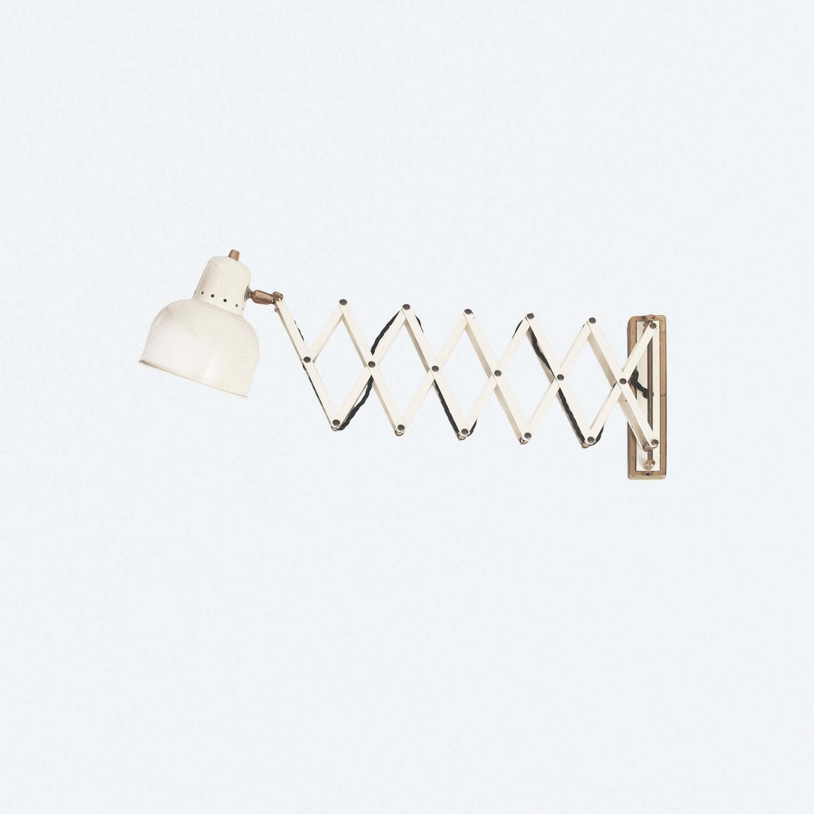 Vintage 1950s Concertina Wall Lamp photo 989.99