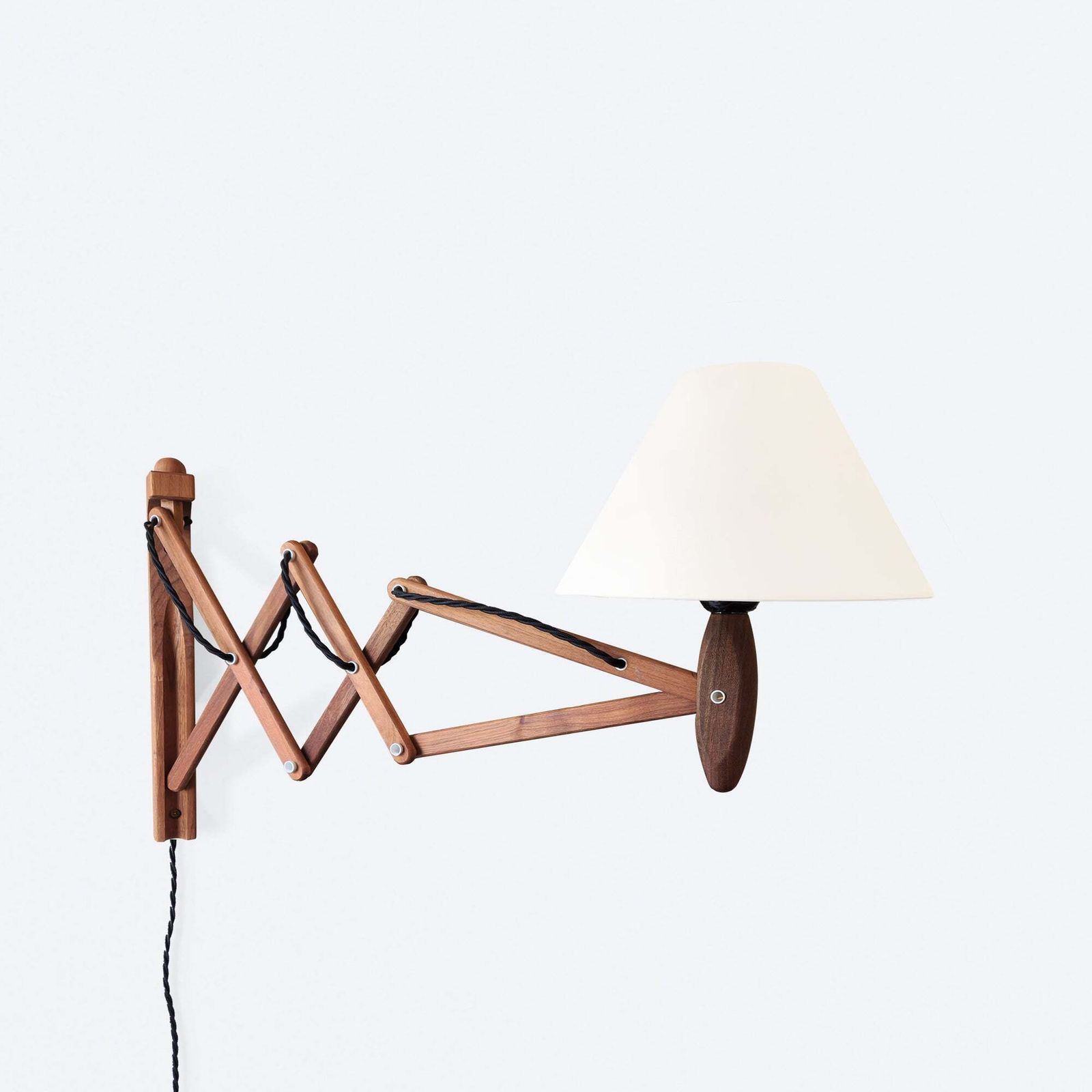 Erik Hansen Small Scissor Concertina Wall Lamp