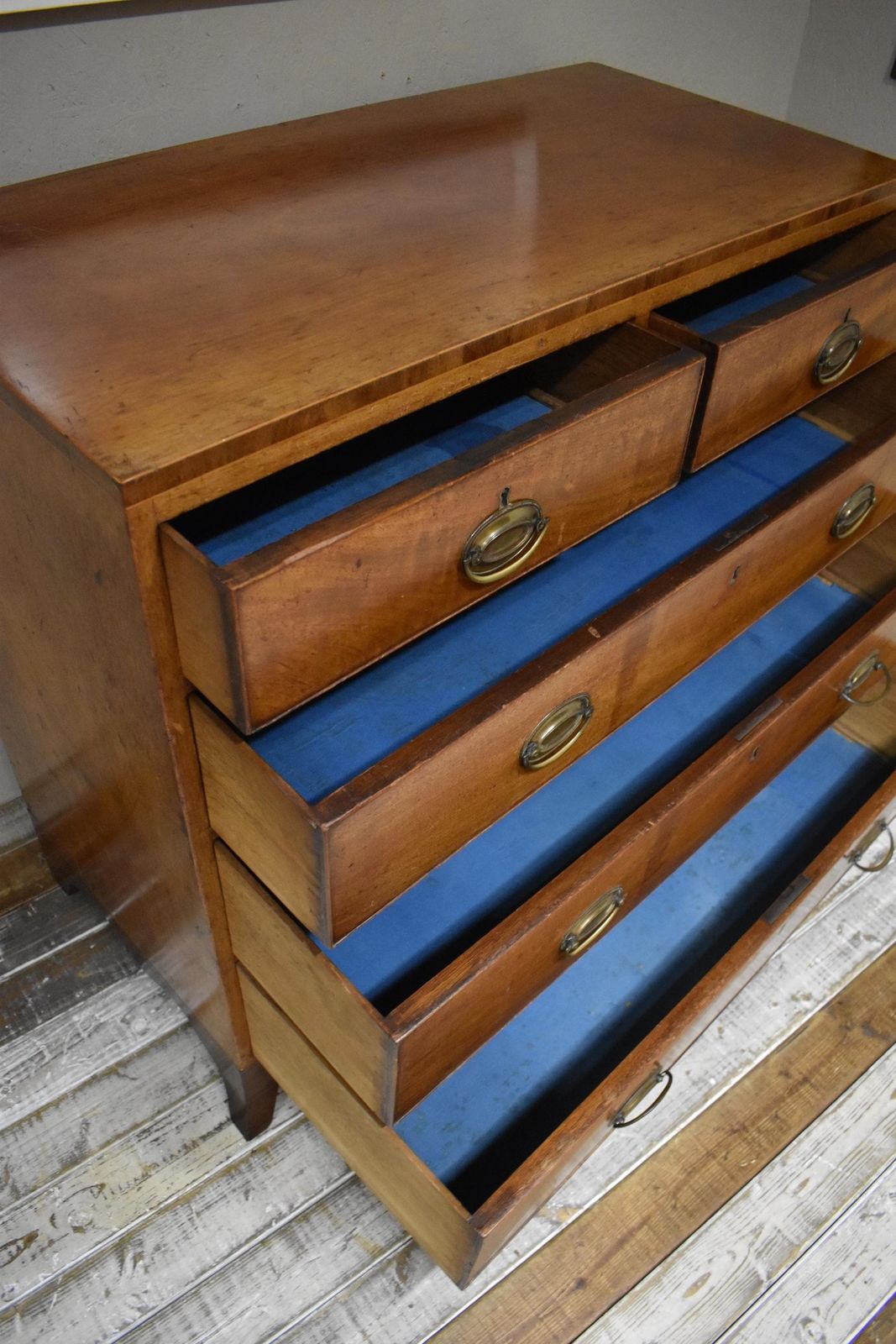 Antique Regency Victorian Mahogany Chest Of Drawers photo buy