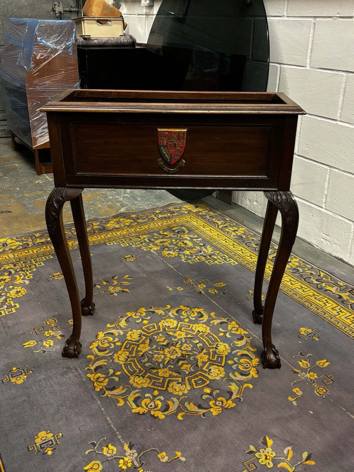 Edwardian Country House Mahogany Jardiniere Planter. photo for sale
