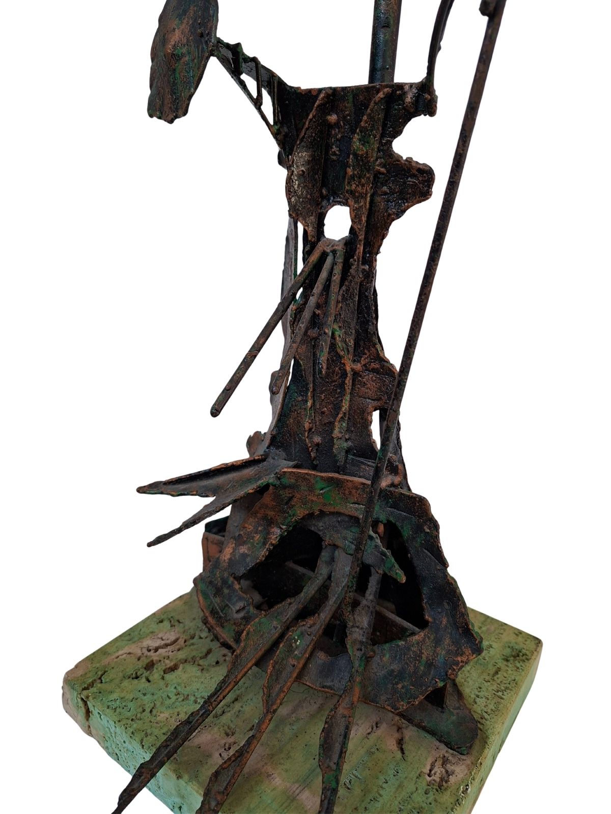 Scultura Brutalista "Don Chisciotte" In Rame – Un’icona Di Design Mid Century photo Art