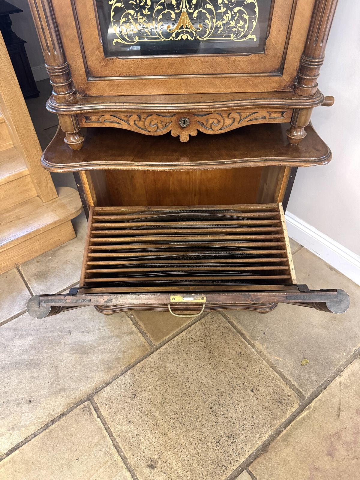 photo for sale Magnificent Large Antique 19th Century Original Musik Automat Symphomian Produced By Lochmanns