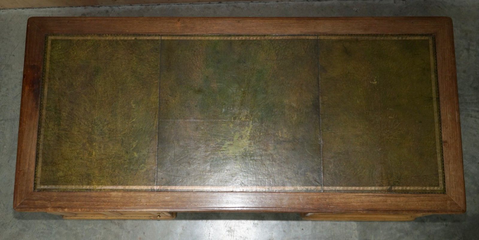 photo furniture Antique 1880 London North Western Railway Stamped Station Masters Campaign Desk