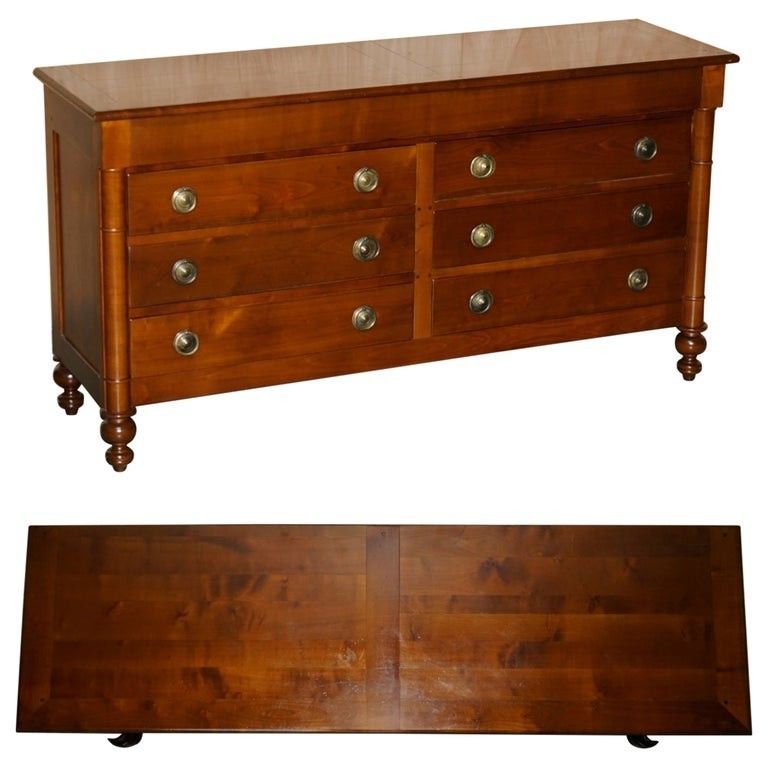 Lovely Vintage Grange Paris Cherry Wood Sideboard Bought From Harrods London