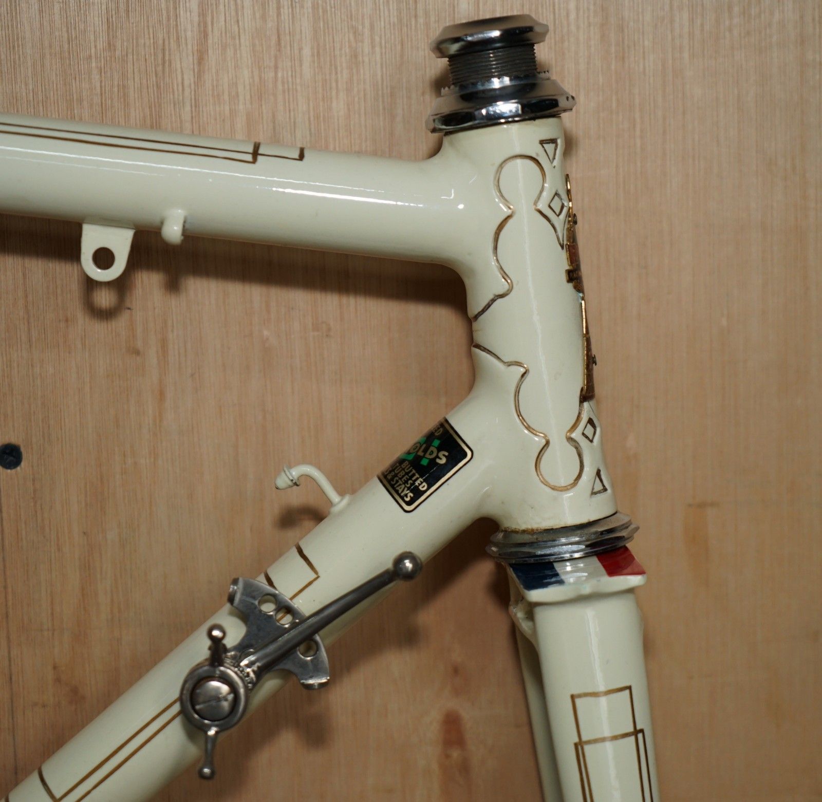 1940's Harry Rensch Paris Tour De France Road Bike Frameset Reynolds 531 Steel photo Home Decor