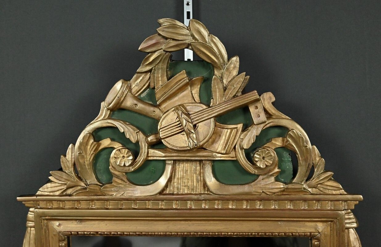 Giltwood Mirror, Louis XVI Style – Early 20th Century photo vinterior