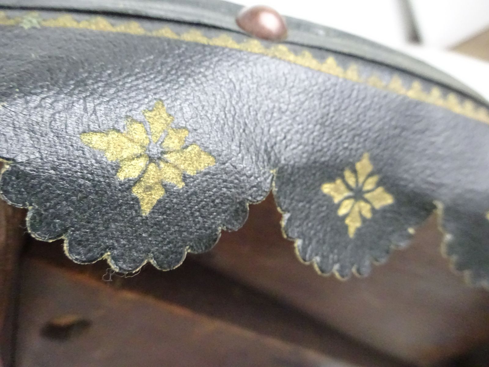 Victorian Ebonised Baize Top Bobbin Gypsy Table photo vinterior