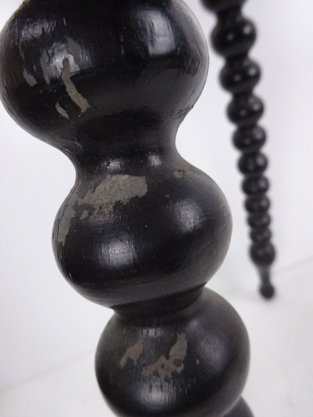 Victorian Ebonised Baize Top Bobbin Gypsy Table photo buy