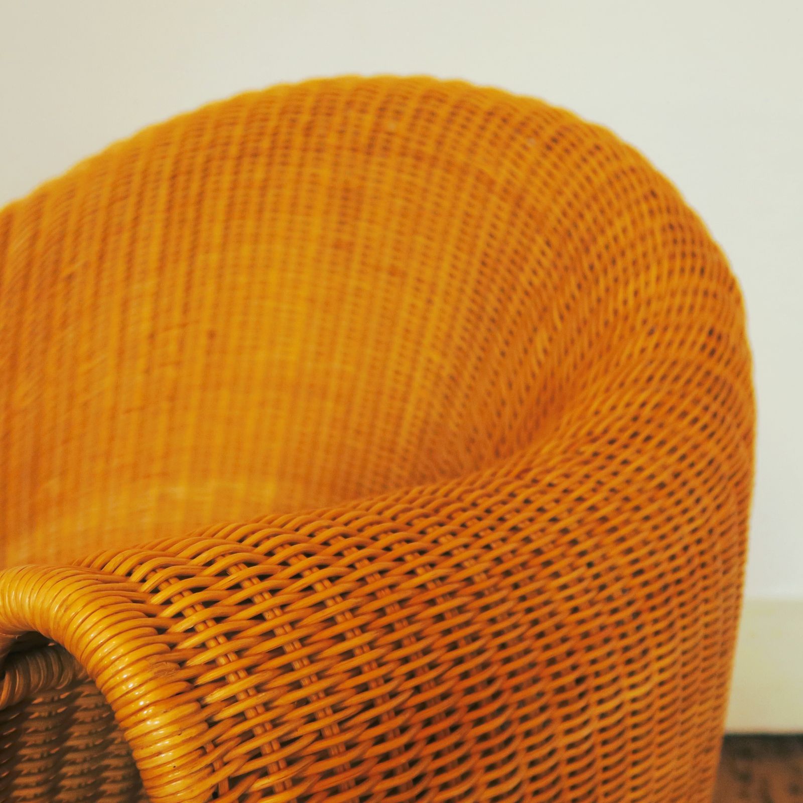 'King Tubby' Wicker Chair By Miki Astori For Driade photo vintage