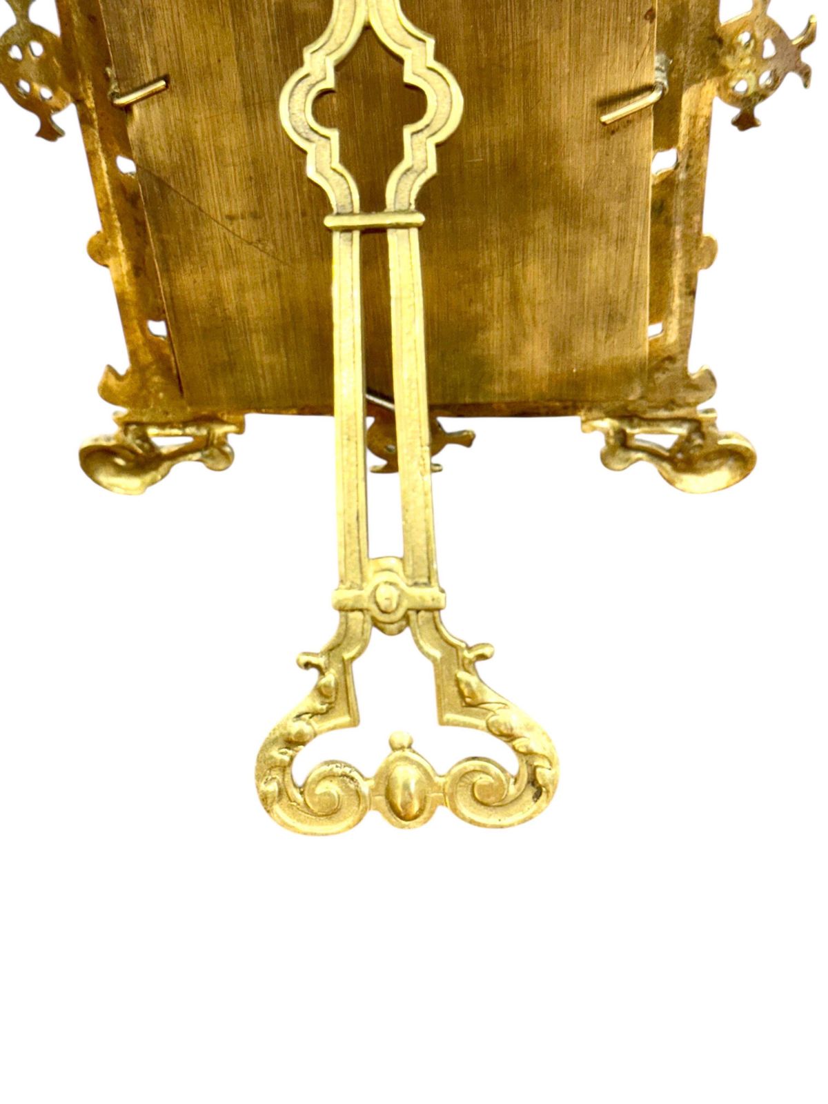 photo furniture Ornate 19th Century Gilt Bronze Tabletop Frame With Cherub Motif