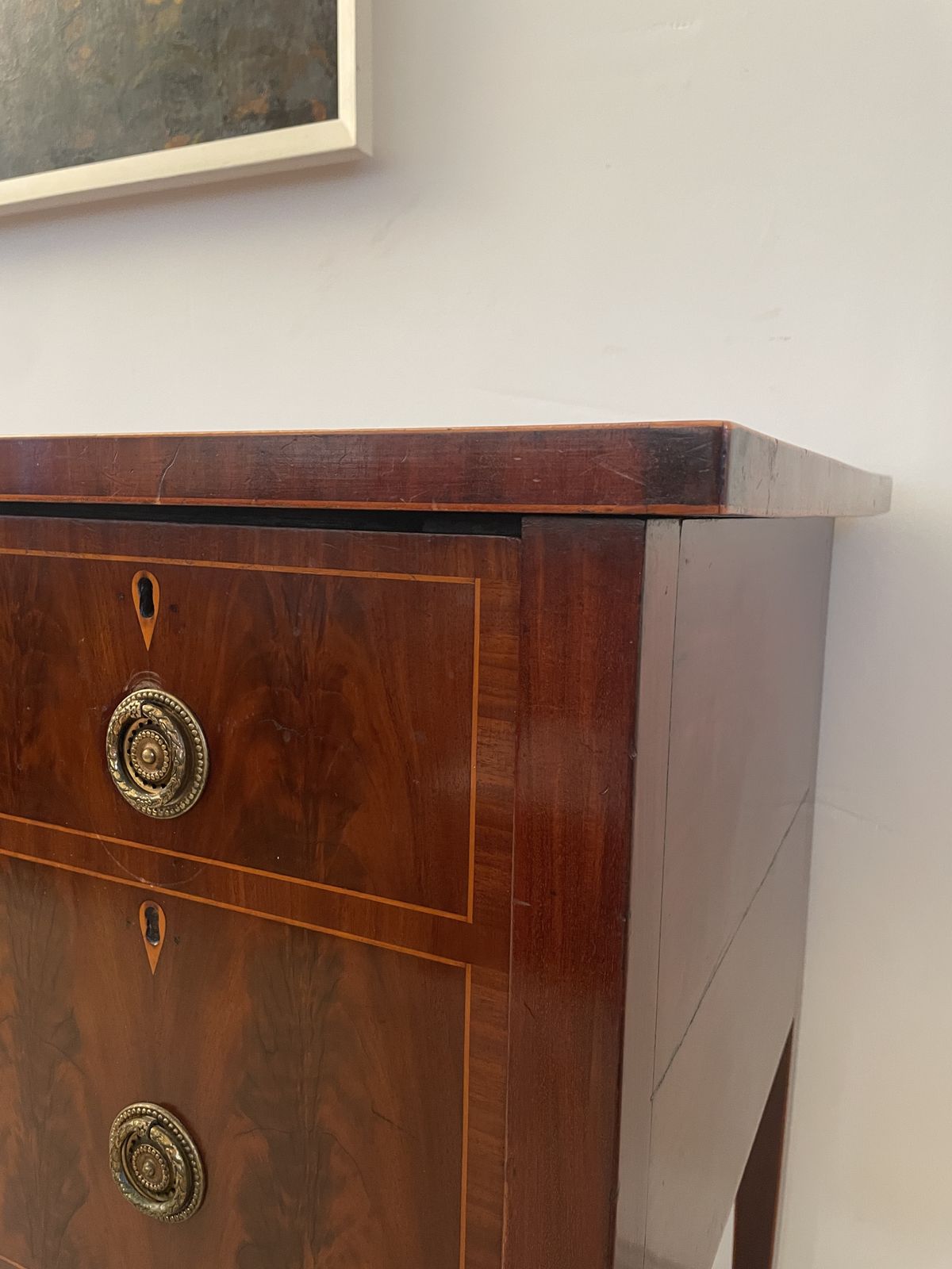 A 19th Century Mahogany And Satinwood Inlaid Sideboard photo Furniture