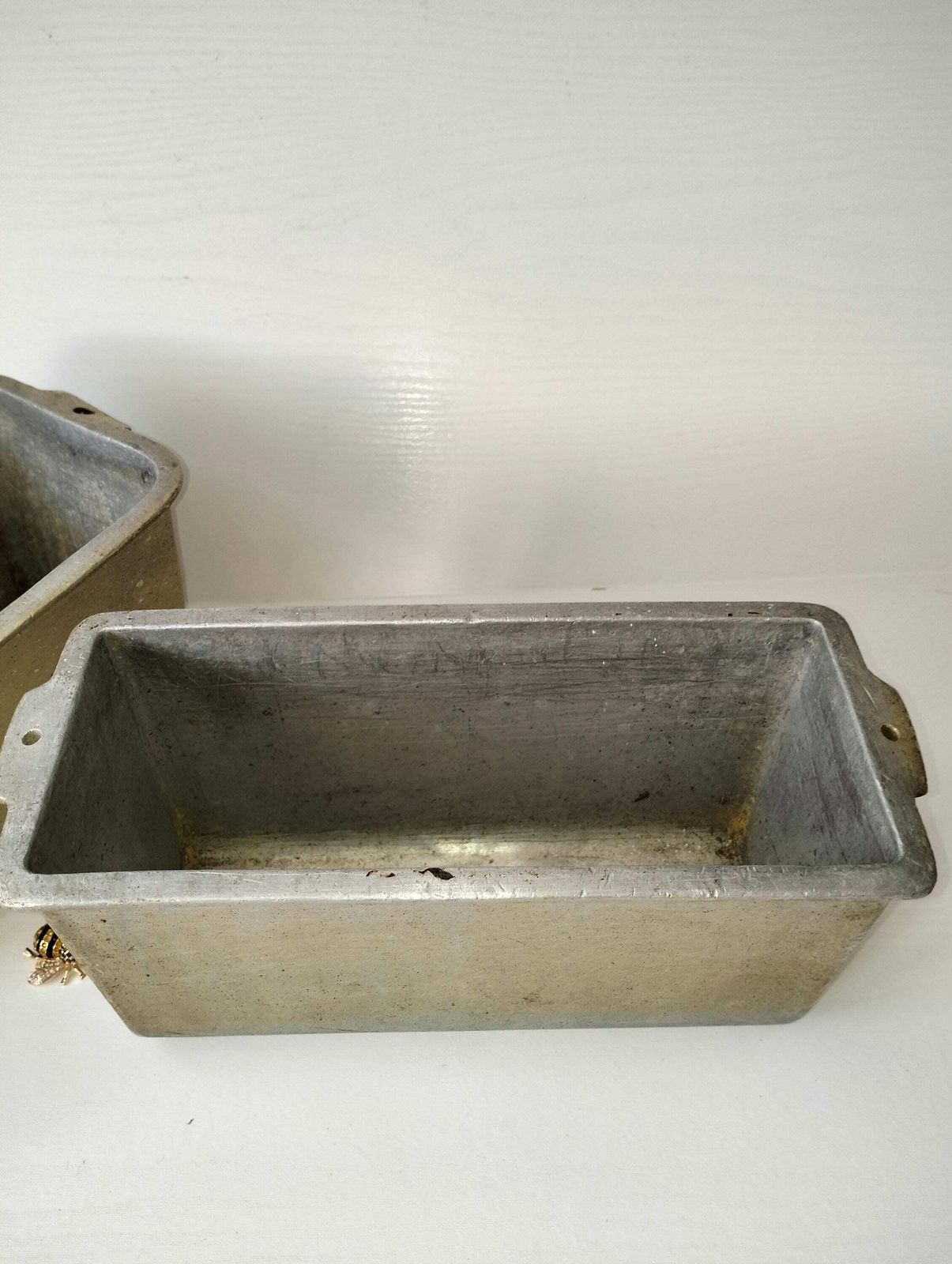Vintage French Terrine Mold, Heavy Aluminum Butchers Moule, Kitchenalia photo Home Decor