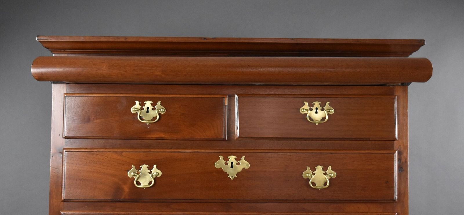George I Walnut Chest On Stand photo vintage