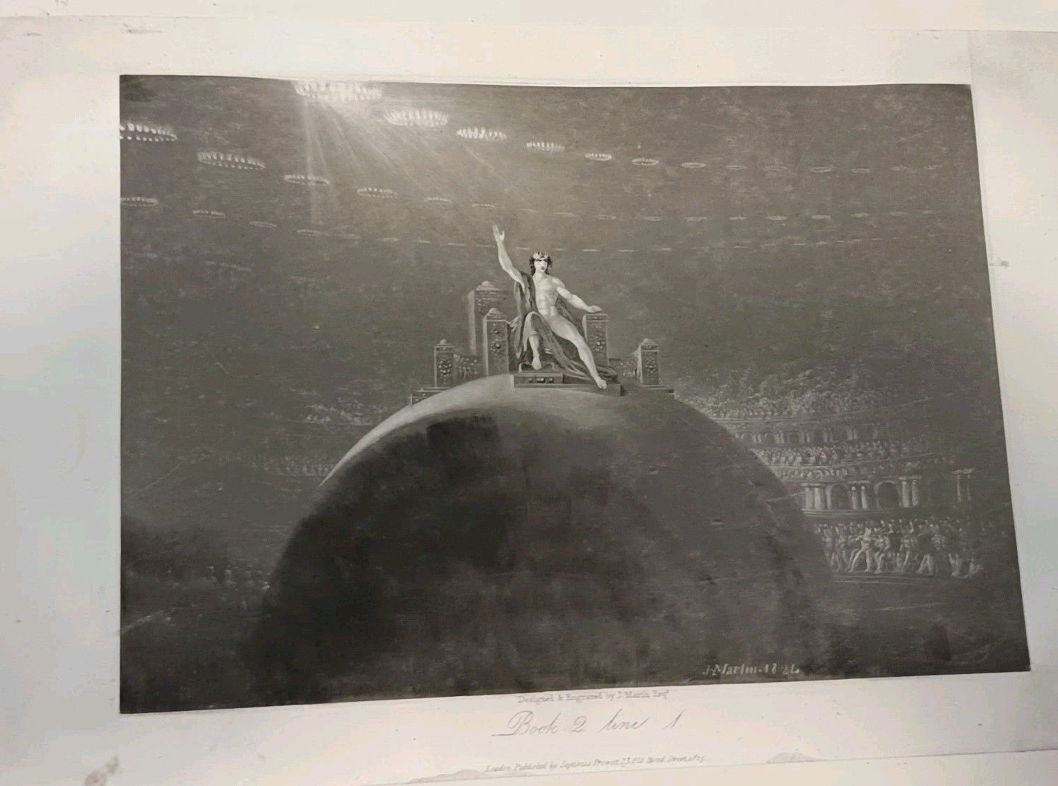 Antique 1825–26 John Martin Paradise Lost Engravings – Complete Set Of 24 photo 3950.0