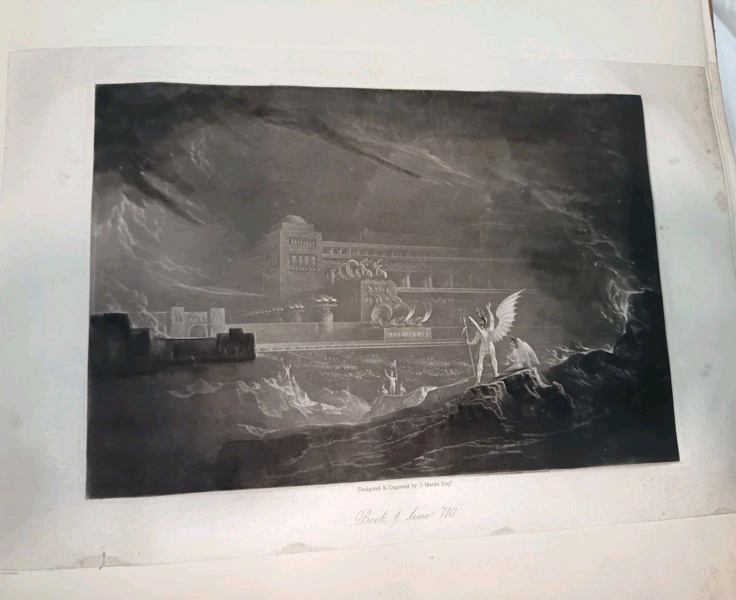 Antique 1825–26 John Martin Paradise Lost Engravings – Complete Set Of 24 photo buy