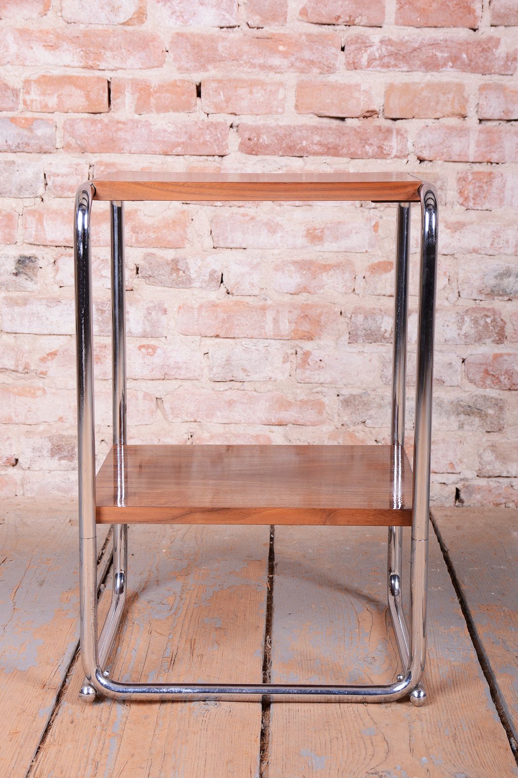 photo for sale Pair Of Restored Bauhaus Bedside Tables, By M. Breuer For Thonet, Germany, 1920s