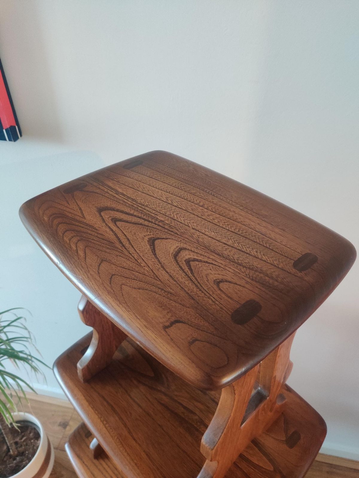 Vintage Ercol Chantry Nest 498 Golden Dawn, Excellent Condition Mid Century Modern. photo vintage