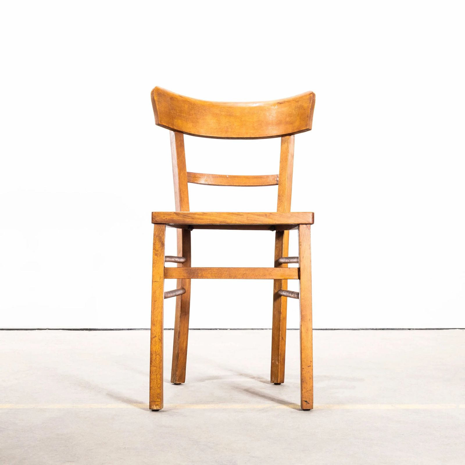 1950’s Simple Warm Oak Bentwood Café Chairs photo furniture