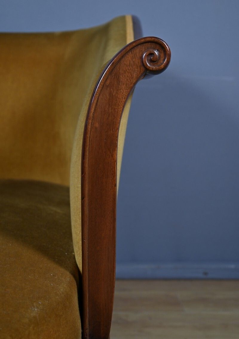 photo for sale Mahogany Chaise Longue, Restoration Period – Early 19th Century