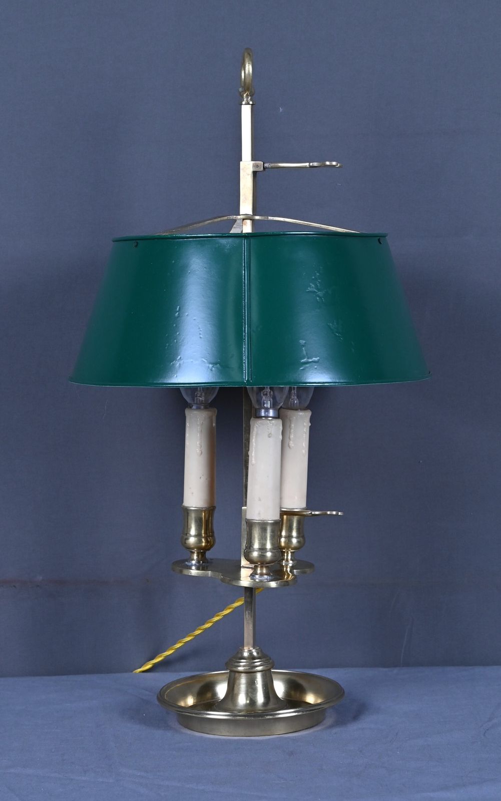 photo vinterior Brass Bouillotte Lamp, Empire Style – Late 19th Century