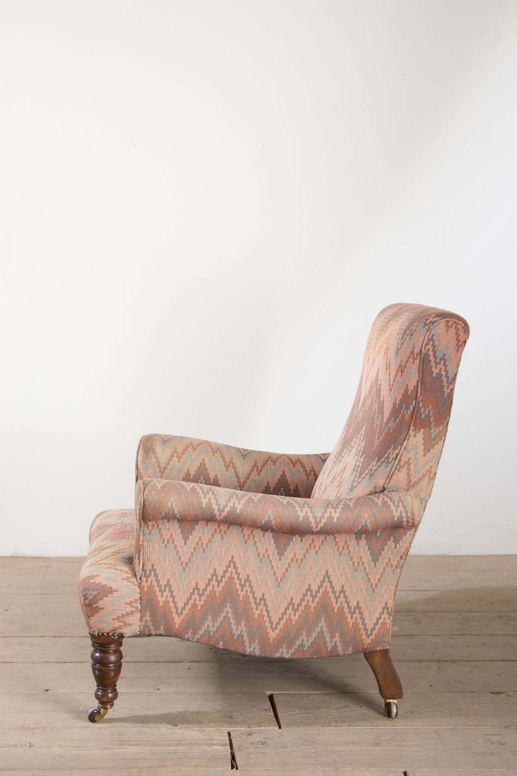 19th Century Howard Style English Country House Armchair photo for sale