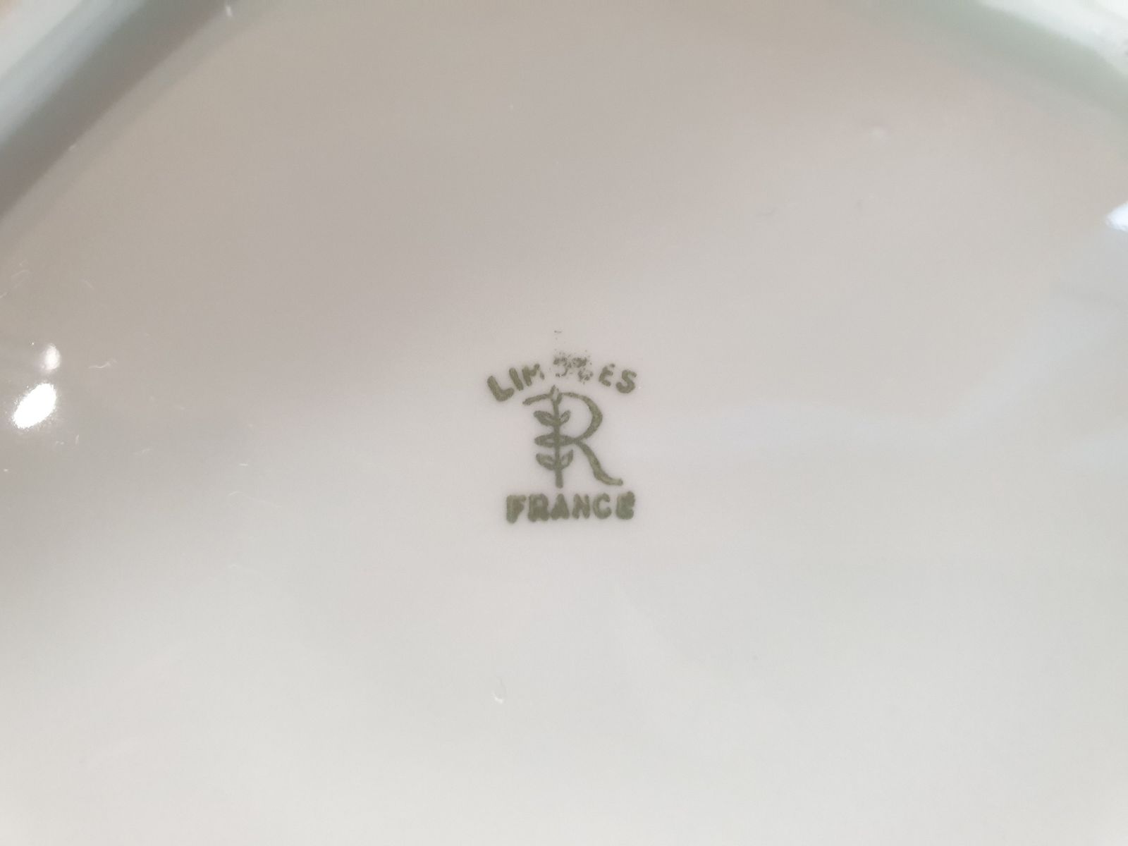 Limoges France Baby Blue Porcelain Dinner Set   6 Bowls & Large Mussel Bowl photo vintage