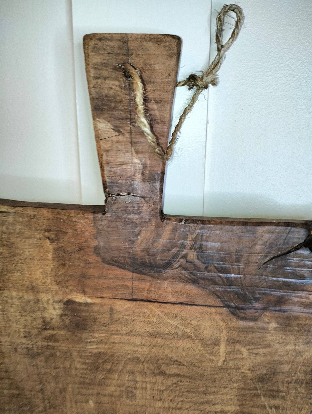 photo furniture French Farmhouse Oak Bread Board, Reclaimed Wood Charcuterie Platter