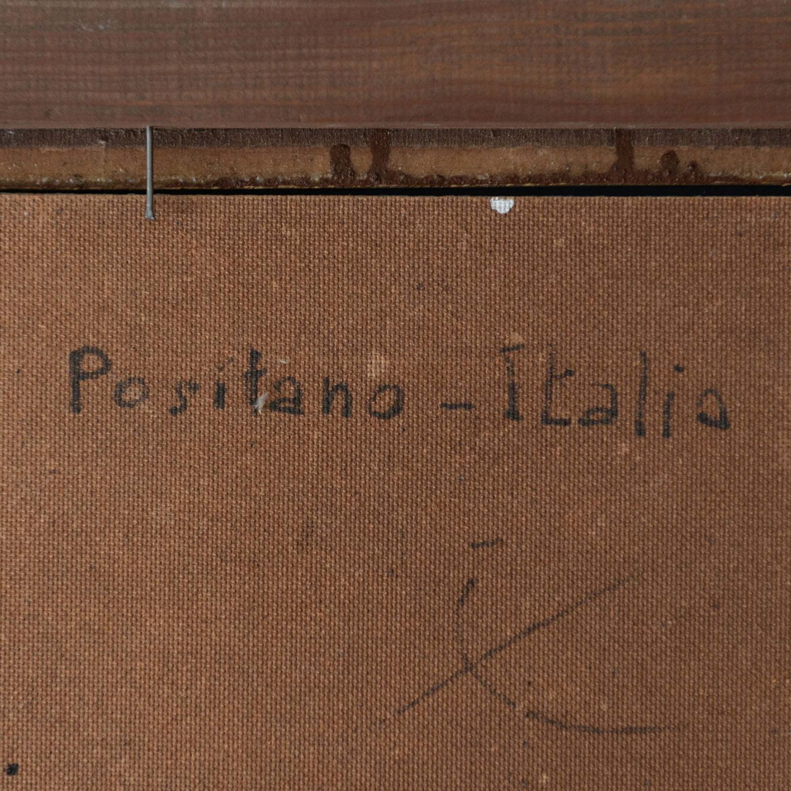 photo vinterior Positano En Valldemossa – Twee Post Impressionistische Landschappen, Gesigneerd