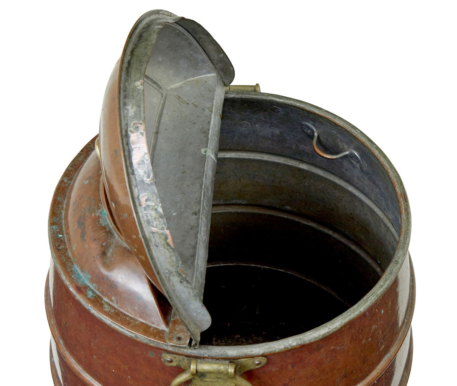 19th Century Swedish Copper And Brass Water Barrel photo buy