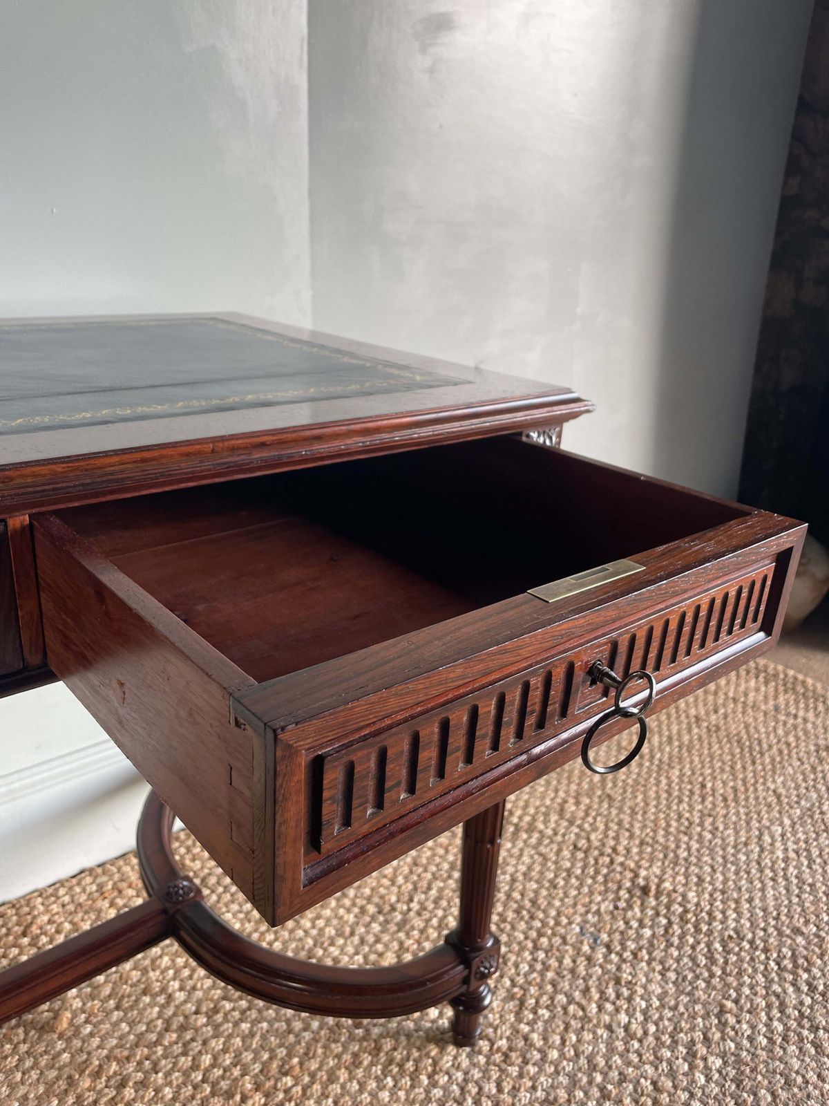 Antique French Writing Desk, 1800s photo vintage