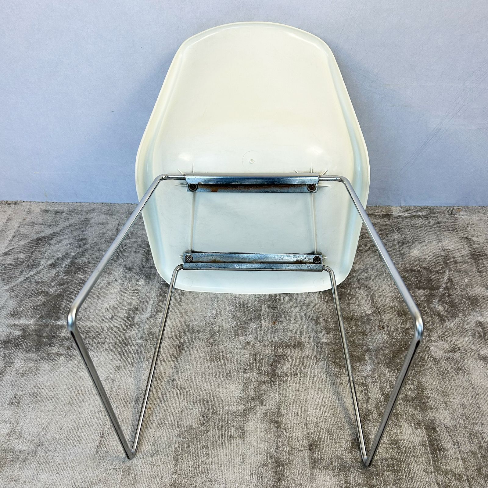 Furniture Robin Day Polypropylene Chairs With Chrome Sled Bases For Hille (Set Of Six) photo