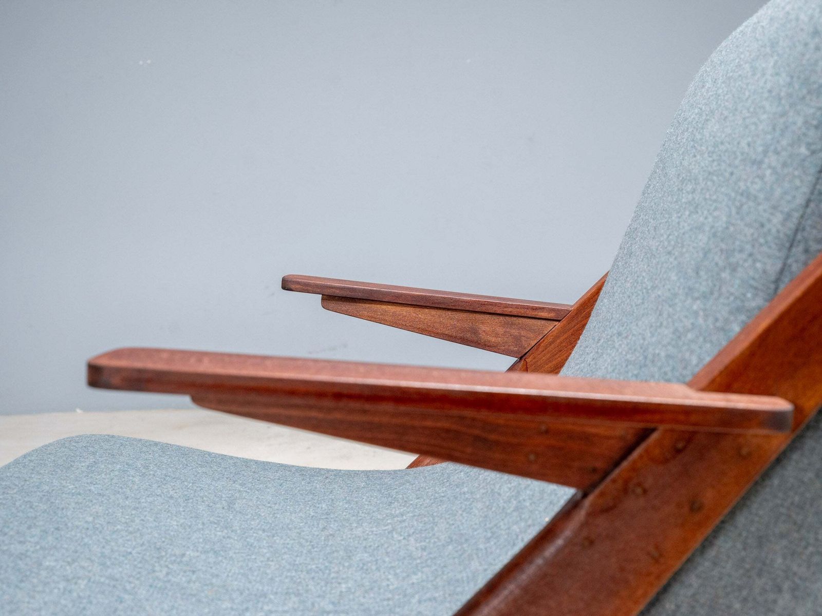 Mid Century Modern Lounge Chair, Fully Restored Armchair, 1950s–1960s photo buy