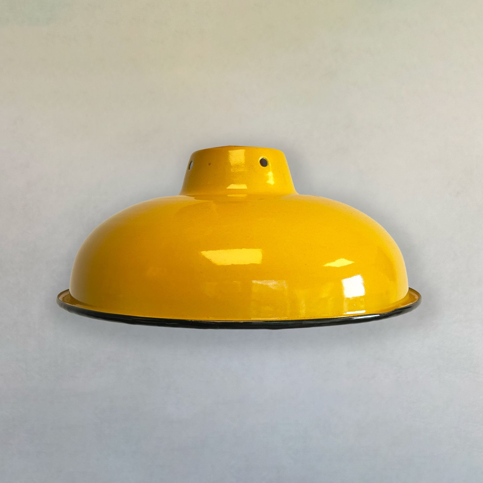 Mustard Yellow Enamelled Coolie Shade photo furniture