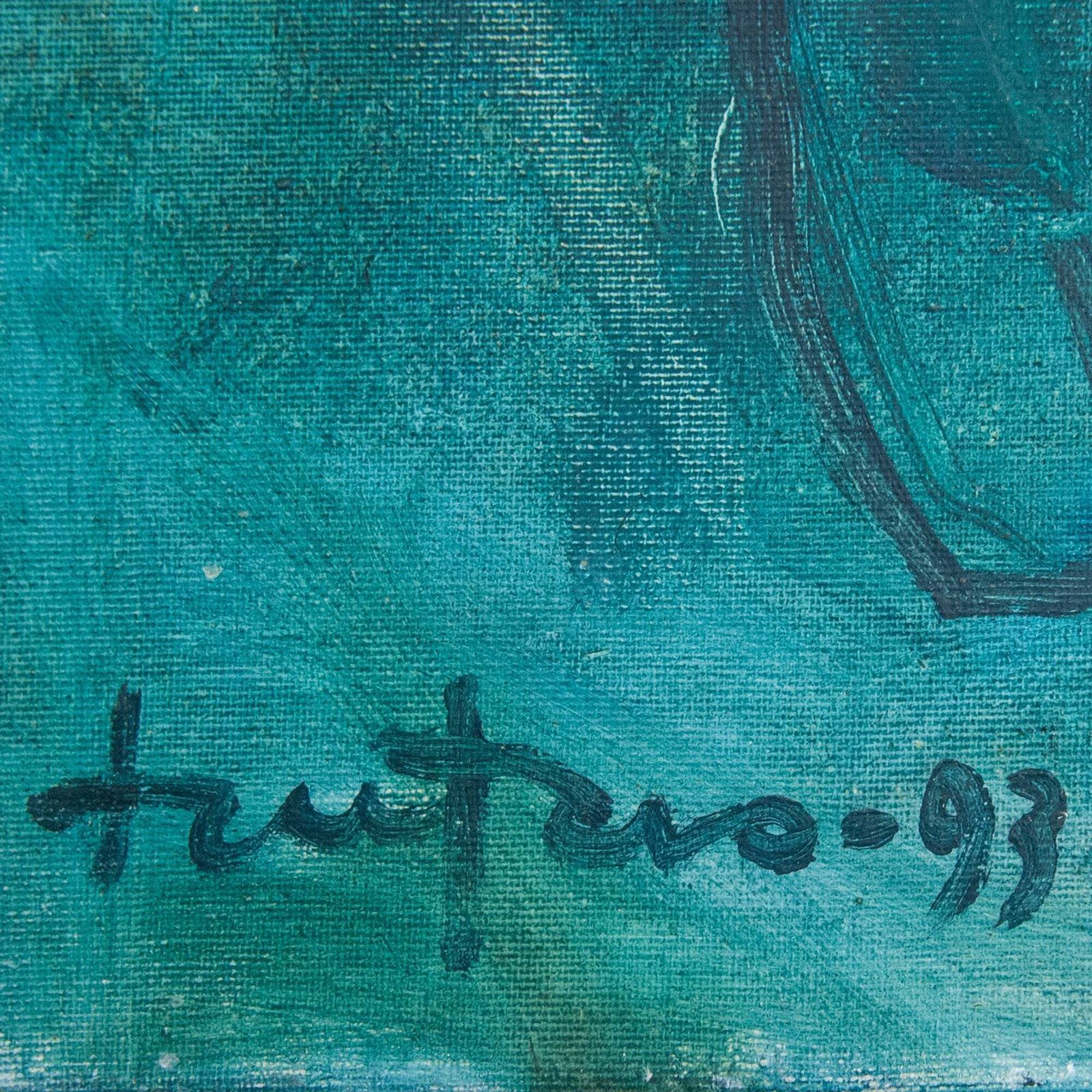 Abstracte Figuratieve Compositie – Volgeling Van De Cobra Groep – Gesigneerd En Gedateerd photo vinterior