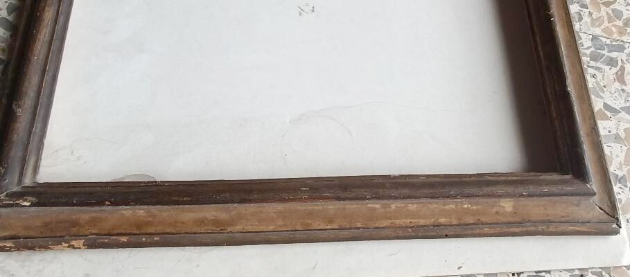Antique Tuscan Lacquered And Gilded Frame From The 18th Century photo 334.0