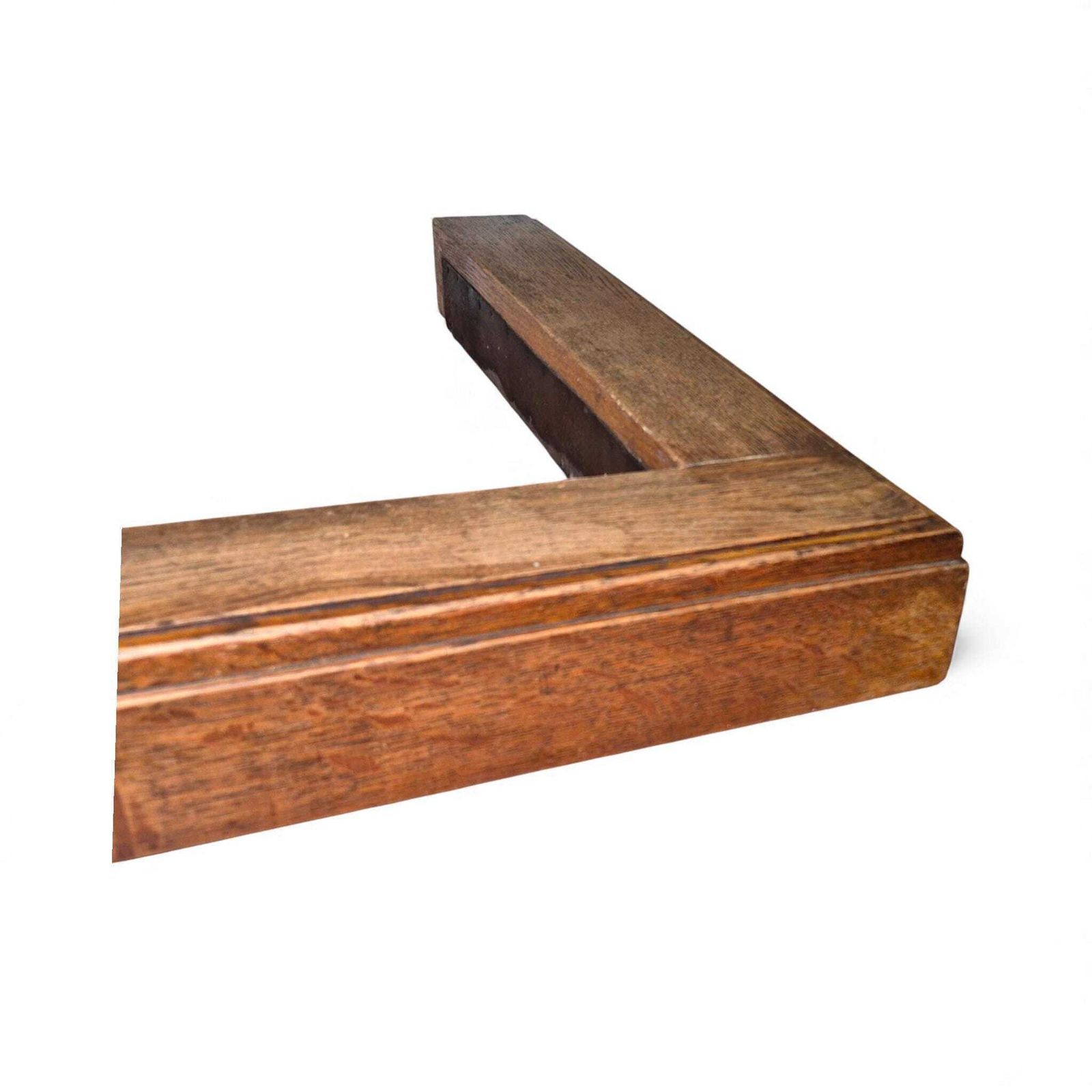 photo buy Vintage Oak Fire Fender – Metal Lined Hearth Surround – Traditional Fireplace Fender – 89cm Wide