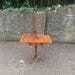 Quality Antique Mahogany Lamp Table Vintage Standard Lamp Side With Drop Leaves Drawer Tripod Base Traditional Vintage Free Hand Delivery