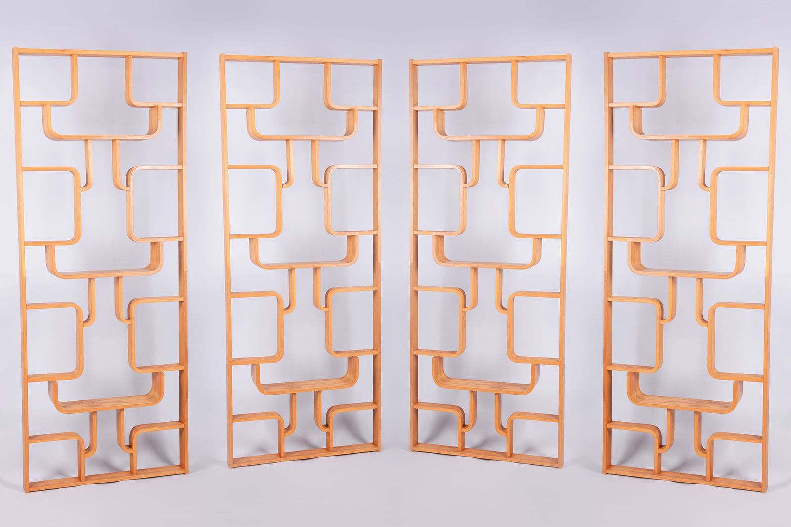 photo for sale Restored Midcentury Room Divider, By L. Volak, Drevopodnik Holesov, Czech, 1960s