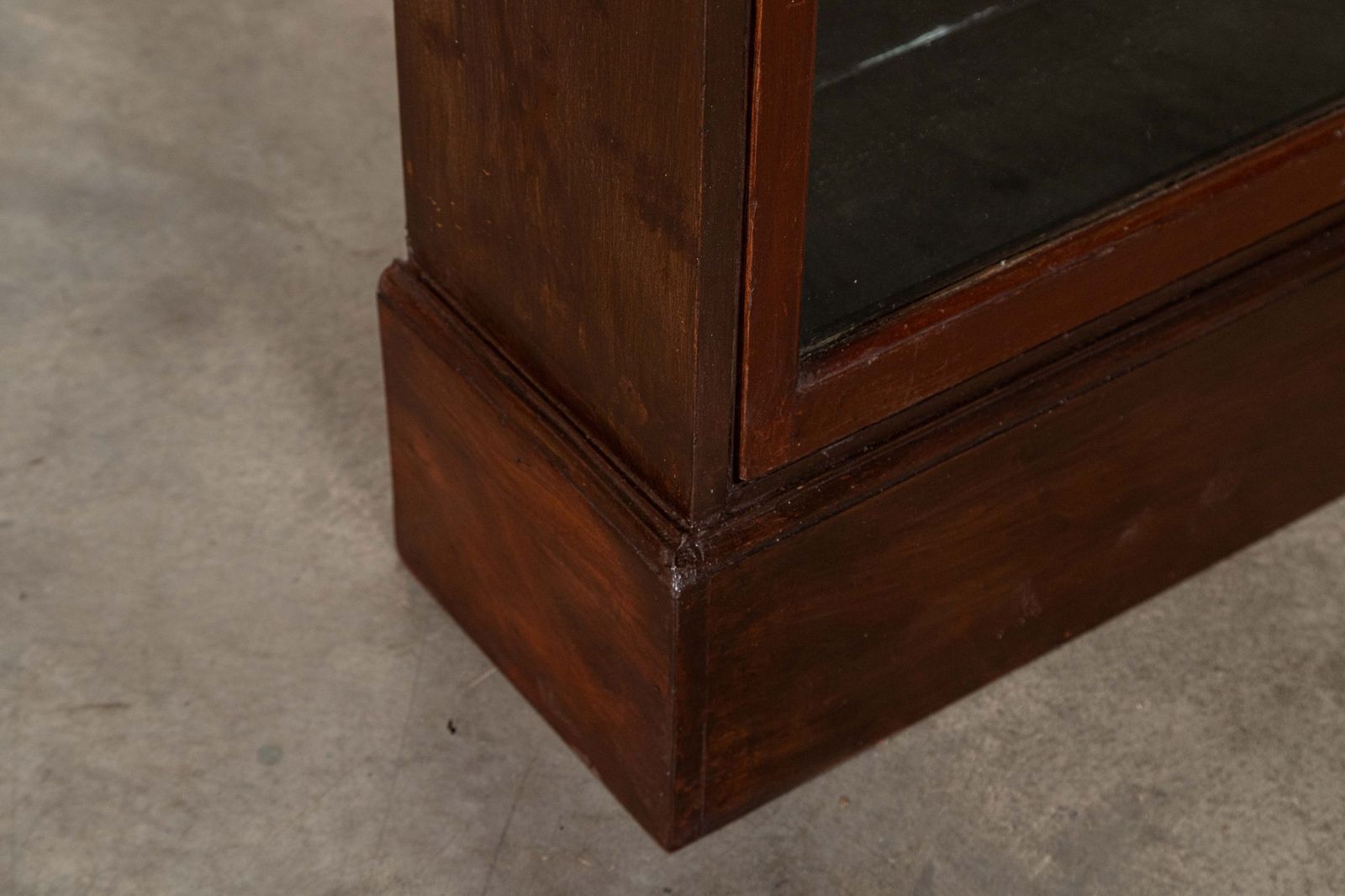 Furniture English 19thc Mahogany Glazed Chemist Cabinet photo