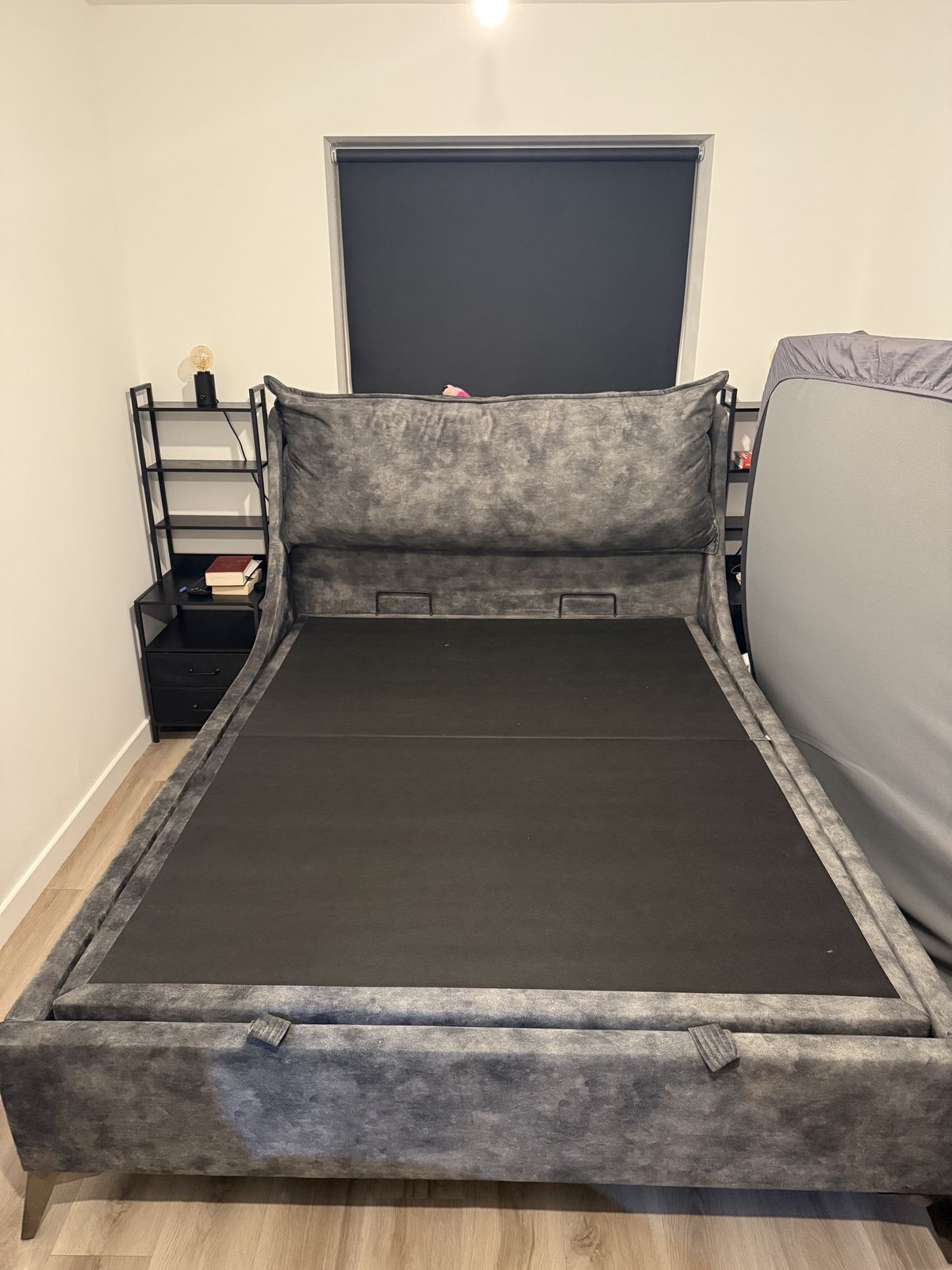 Furniture Village Sanctuary King Bed   Tampa Grey photo vinterior