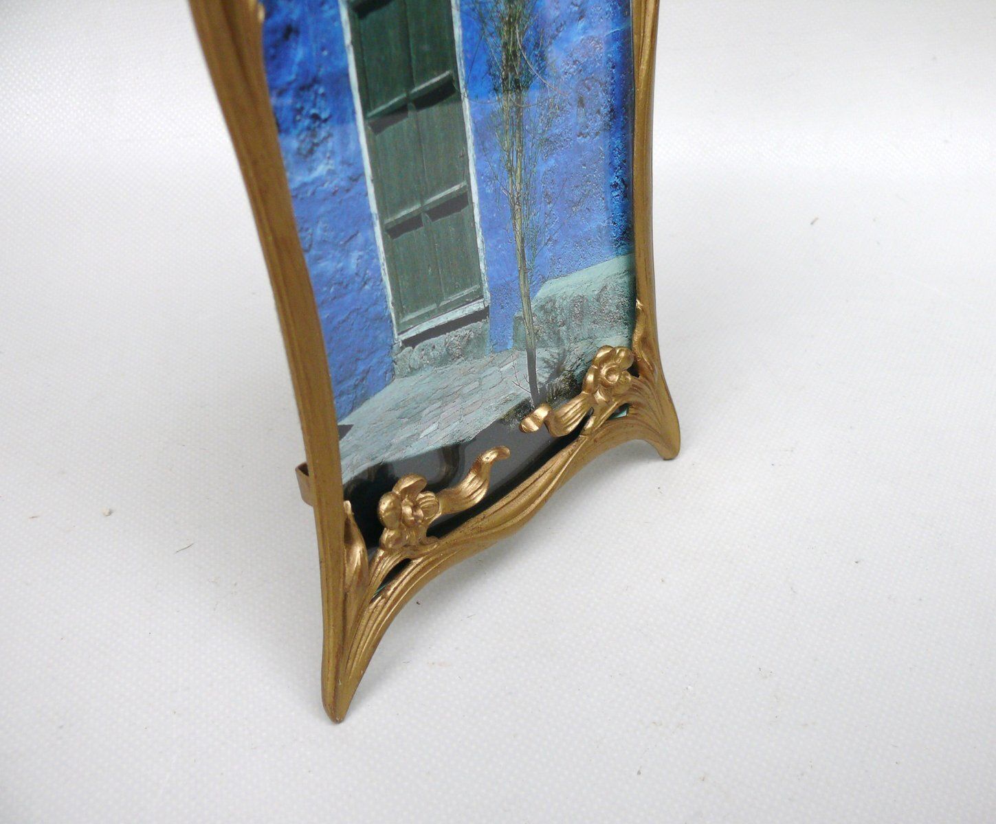 photo furniture Art Nouveau Floral Picture Frame In Cast Bronze, France, 1890s