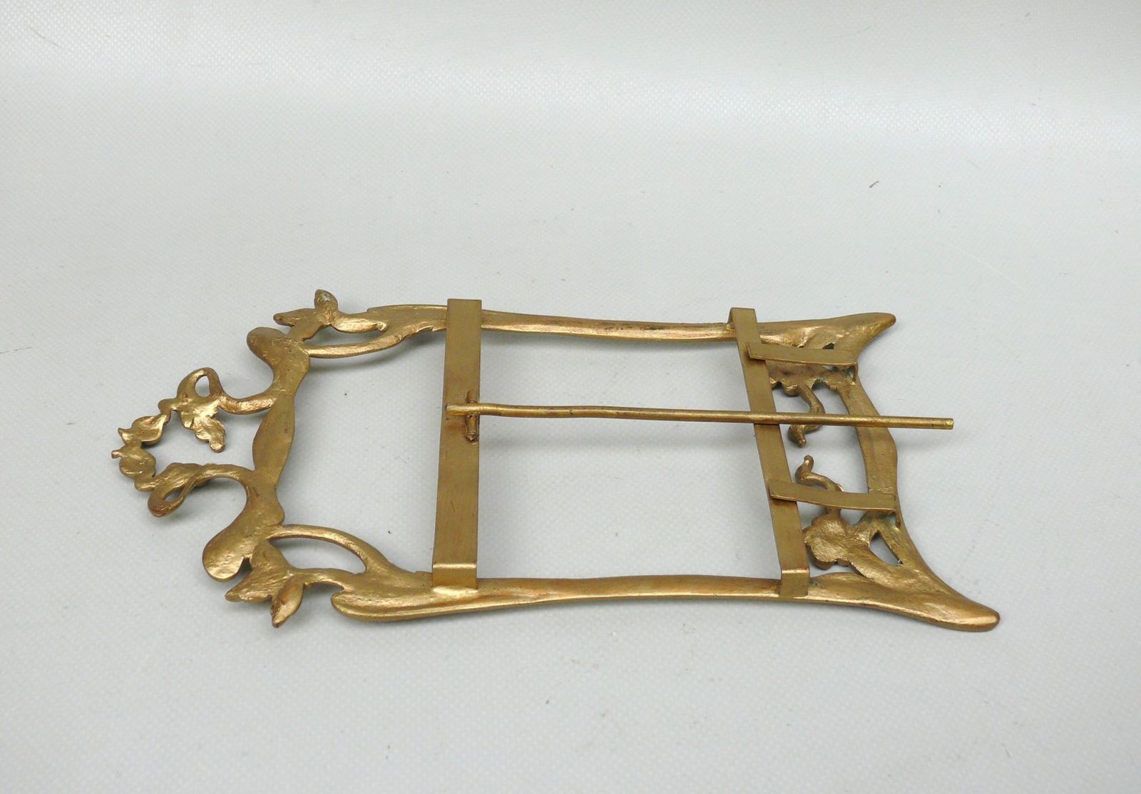 2094.0 Art Nouveau Floral Picture Frame In Cast Bronze, France, 1890s photo