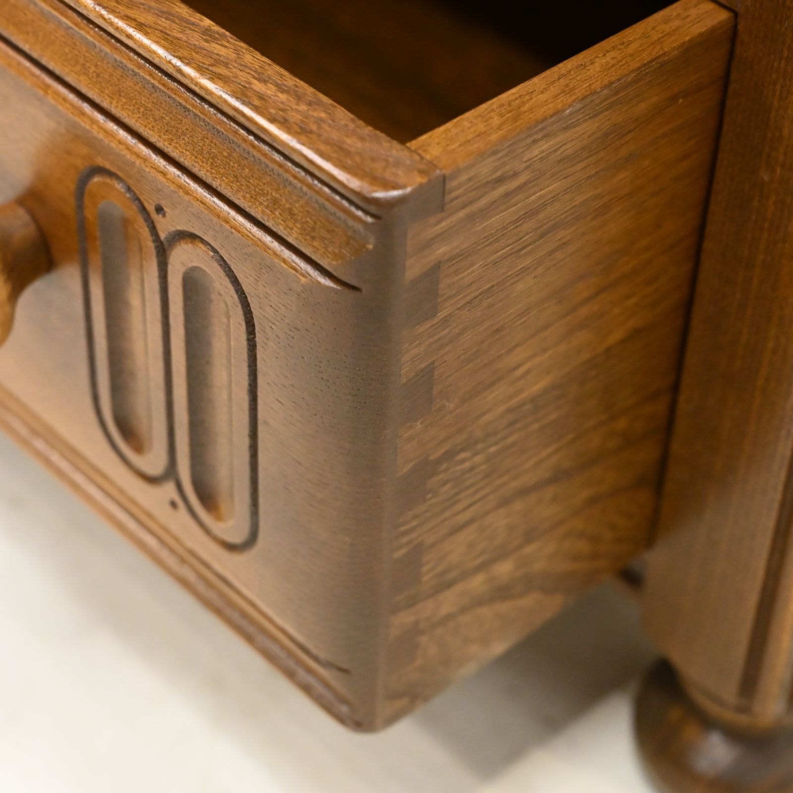 photo vintage Ercol Corner Tv Stand Video Cabinet Golden Dawn Corner Flap Free Uk Delivery*