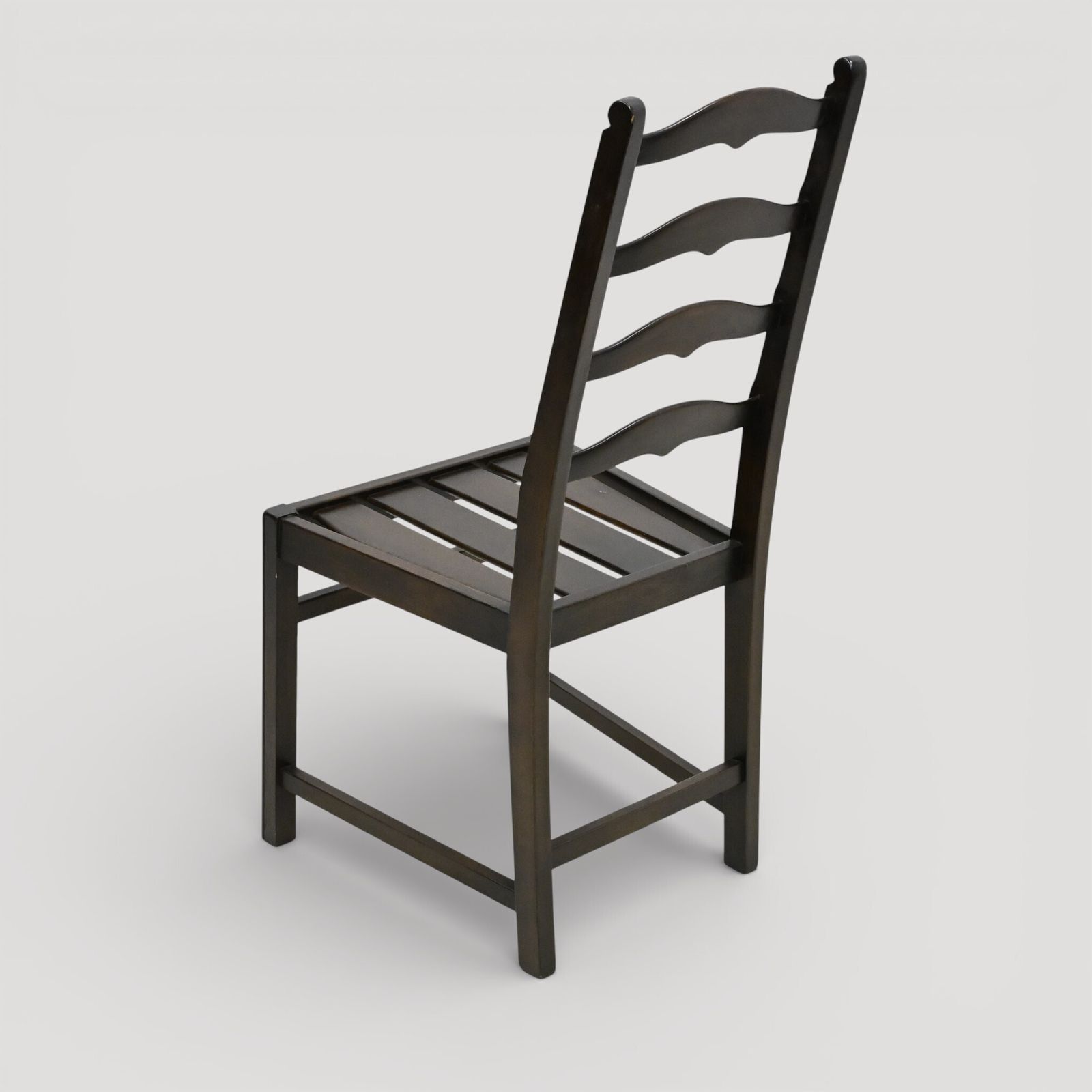 Set Of 6 1970s Ercol Ladderback Dining Chairs Dark Finish Free Uk Delivery* photo vinterior