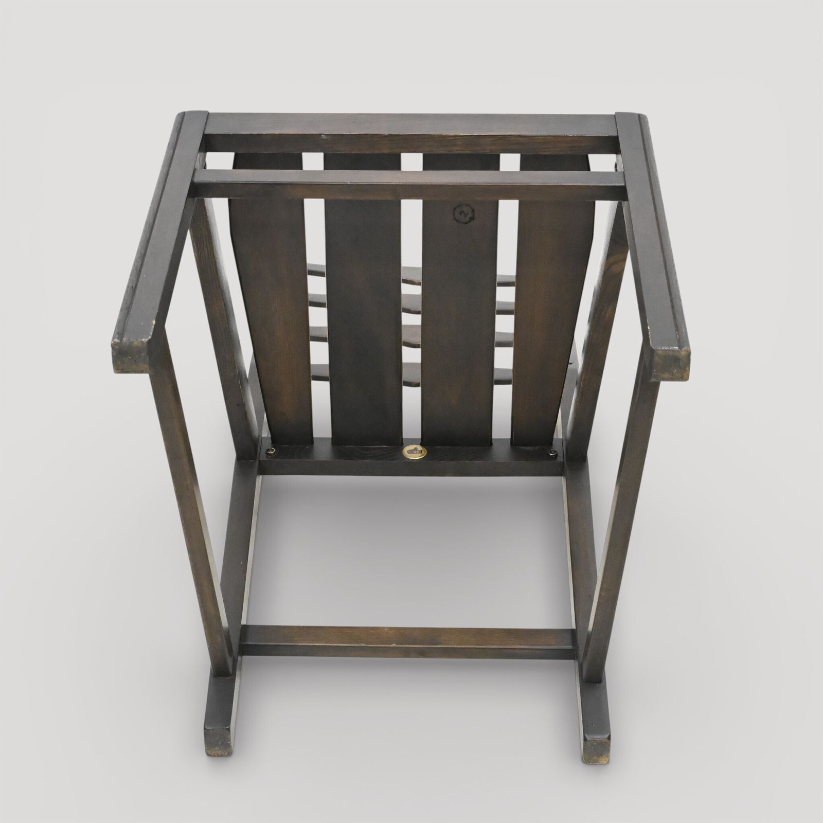 photo vinterior Set Of 6 1970s Ercol Ladderback Dining Chairs Dark Finish Free Uk Delivery*