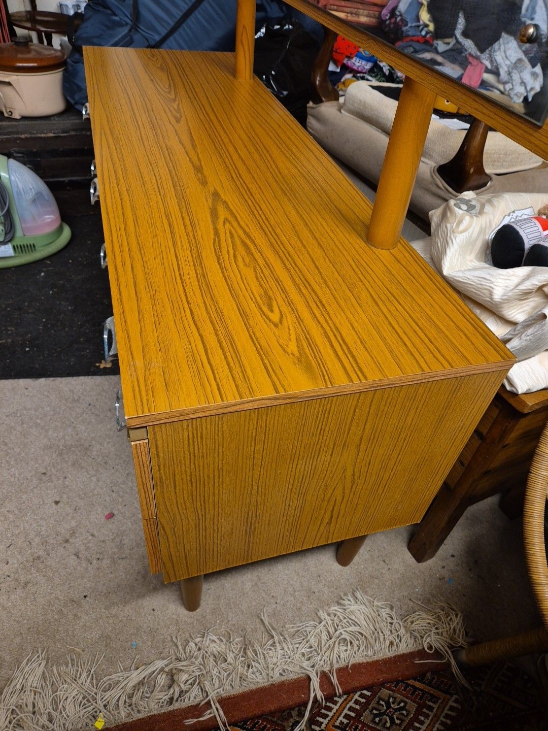 photo vinterior Vintage / Retro / Mid Century Schreiber Style 6 Drawer Dressing Table