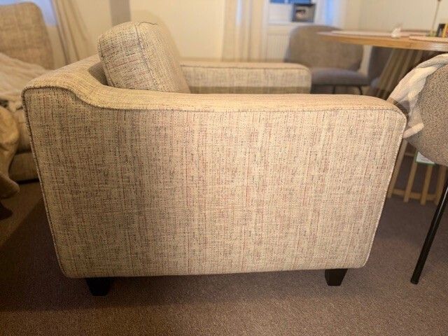 Roche Bobois Long Beach Armchair   Cream photo 1395.0