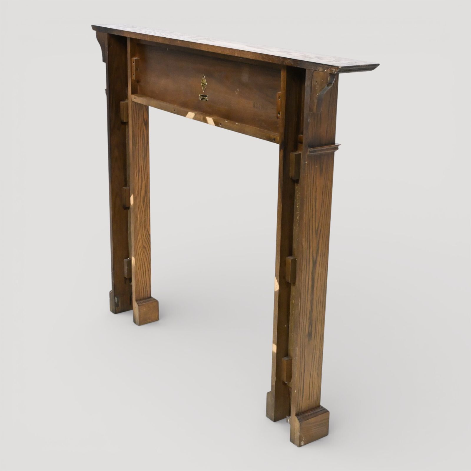 Old Charm Fire Surround Mantle Piece Solid Oak Finish Model 2294 Free Delivery* photo buy