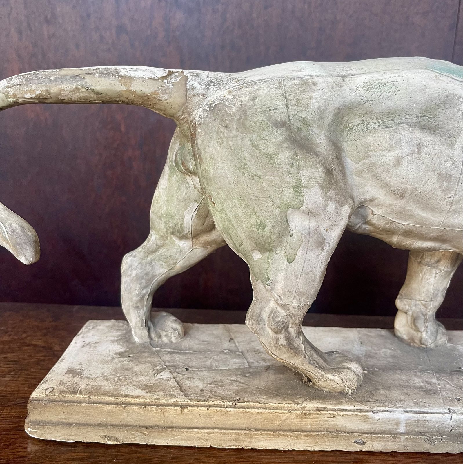 !9th Century Plaster Cast Of The Walking Lion By Antoine Louis Barye photo buy